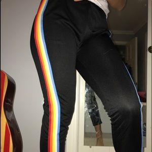 RAINBOW vintage like track pants❤️🧡💛💚💙